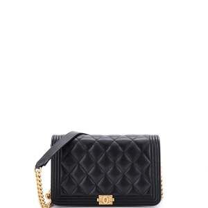 Chanel Boy Wallet On Chain Quilted #242849C33B